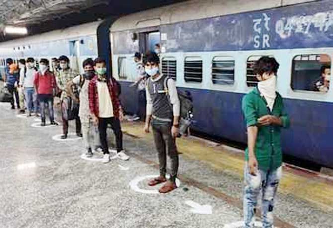 63 Shramik special trains from 7 states