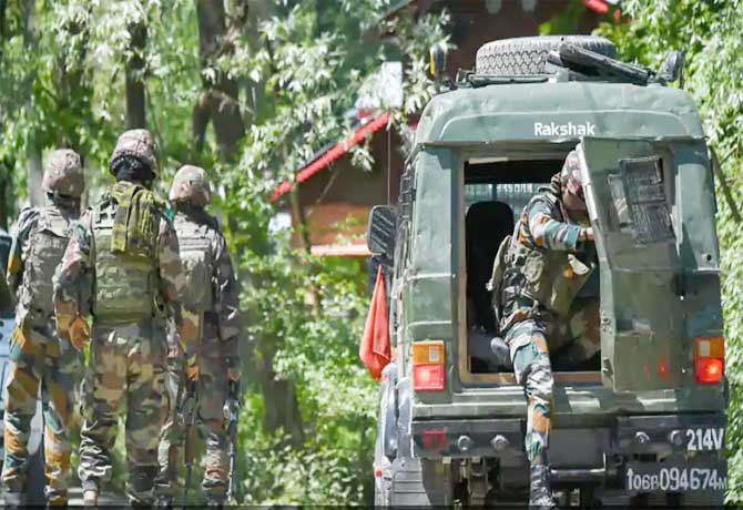 CRPF jawan martyred and Two terrorists killed in encounter