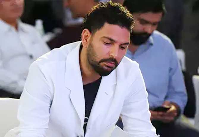 police complaint has been filed against Yuvraj Singh