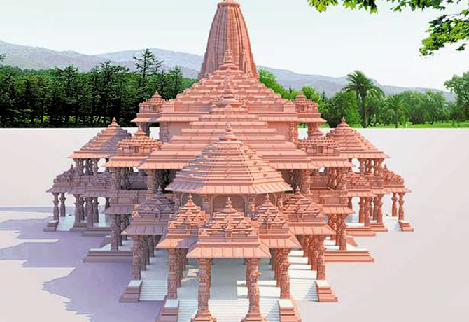 Rajasthan Pink Sandstone in construction of Ayodhya
