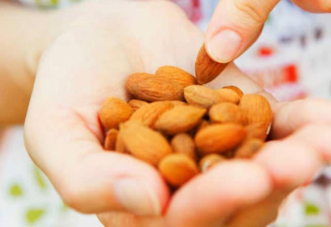 Almond health benefits in telugu