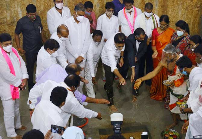 KTR Stone Laying Foundation for Rail Coach Factory