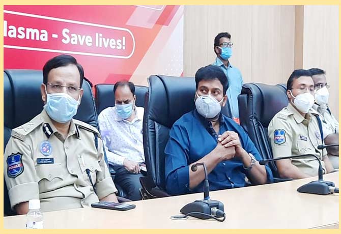 Cyberabad police honored plasma donors