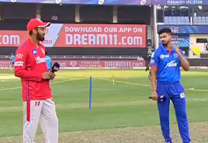 KXIP Win toss and elect bowl against Delhi