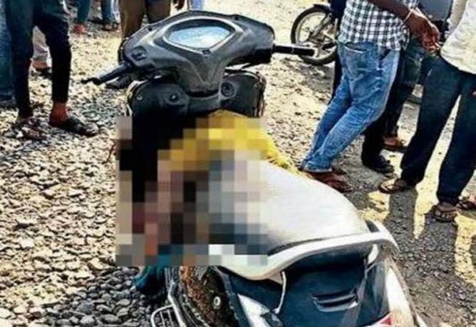 Gujarat man kills wife drives body scooter 10km