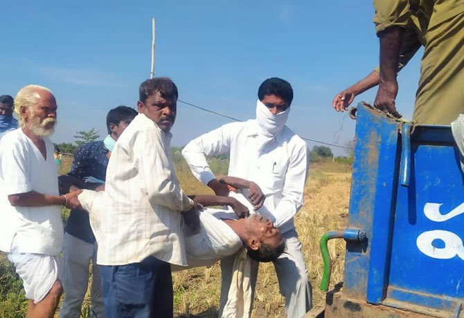 Farmer Died due to Electrict Shock in adilabad