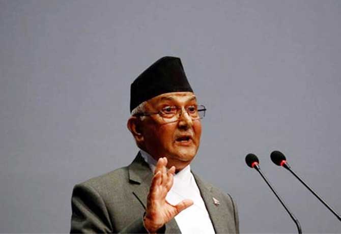 Nepal's Prime Minister Oli rejected disciplinary action recommendation