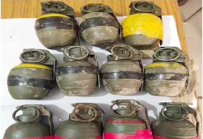 Police seize 11 grenades by Pak drone