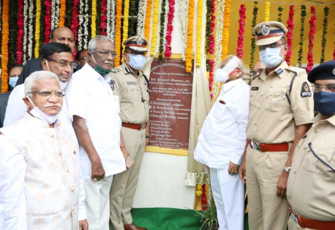 CP Anjani Kumar started CCTV Control Room in Banjara Hills