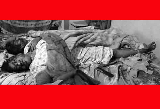 Husband murder wife and daughter in Karimnagar