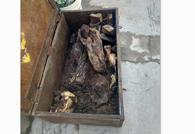 Body found in a box at Borabanda