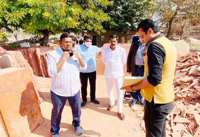 Minister Vemula prashanth reddy visited Agra