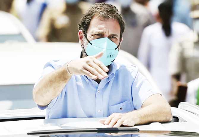 Rahul slams Centre over farmers protest