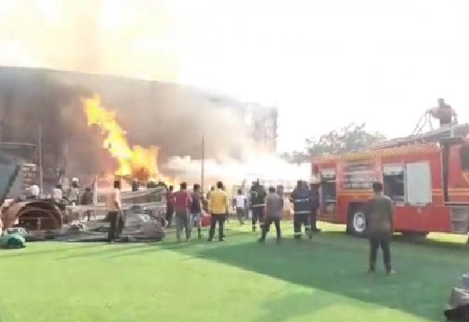 Fire accident at Prabhas's Adipurush Shooting spot