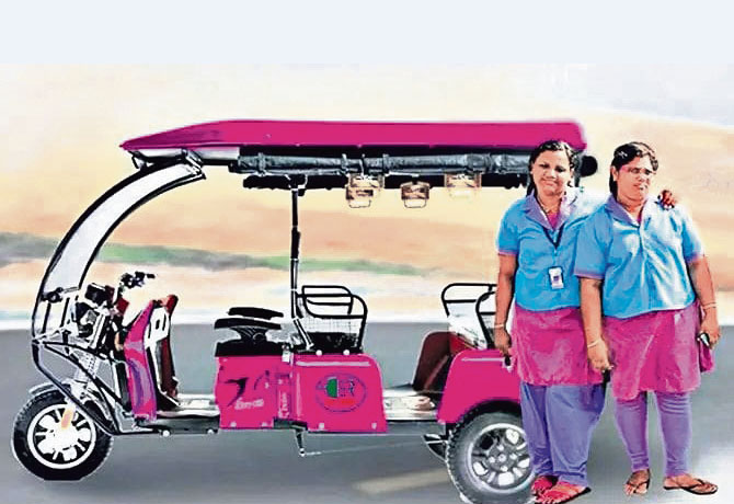 Womens drive car in Nalgonda