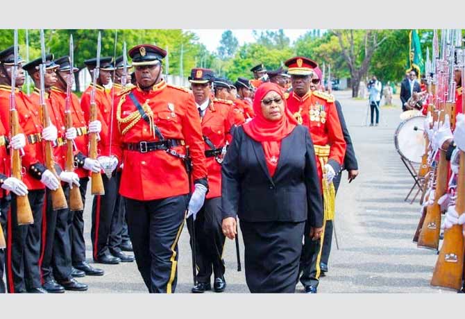 Samia as President of Tanzania