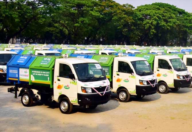 GHMC gets auto tippers for garbage collection