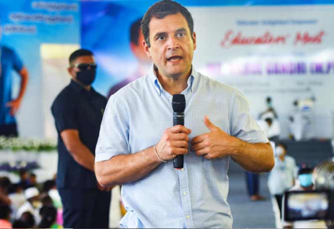 Rahul Gandhi slams PM Modi