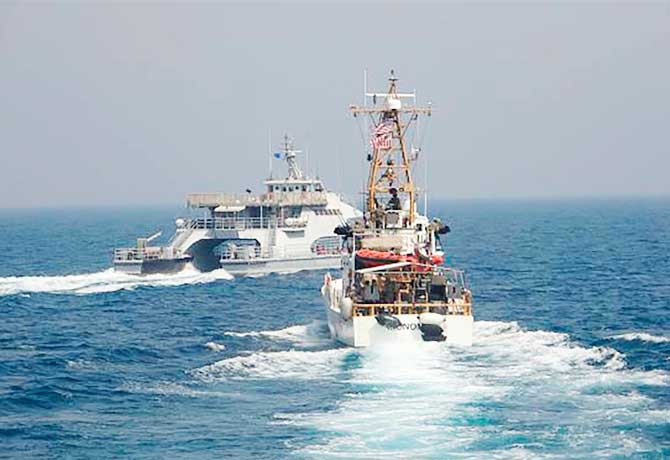 Explosive drone boat attack on Saudi Arabian port Yanbu