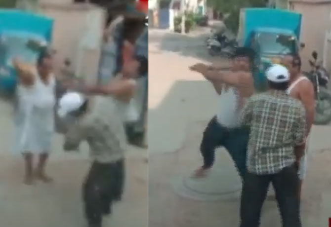 Father and son attack on municipal employee