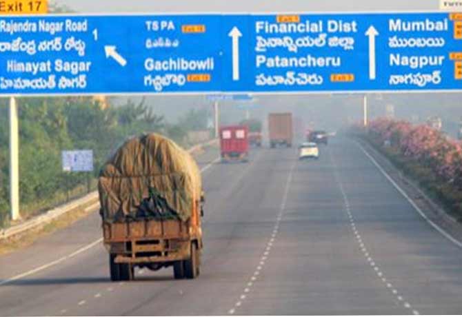 One killed in Road Accident at gachibowli ORR
