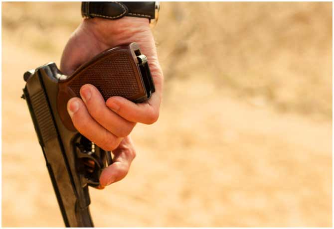 Grandchildren shot grandfather with gun in srikakulam