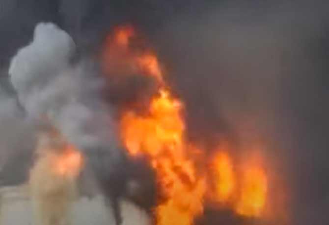 Fire Accident At Mailardevpally In Hyderabad