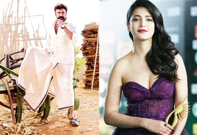 Shruti Hassan will co-star with Balakrishna