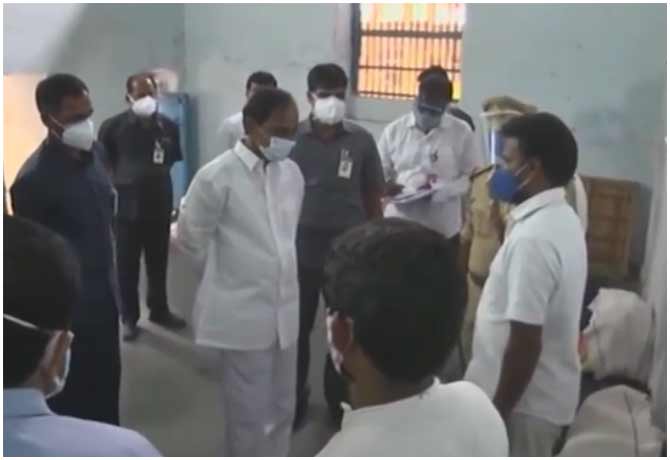 CM KCR visit Warangal Central Jail