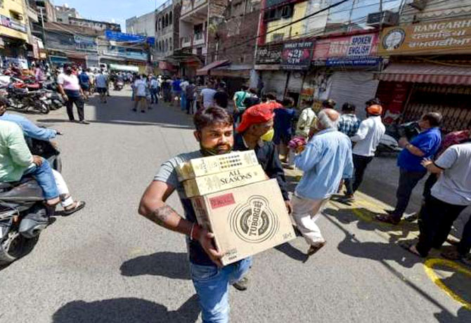 Chhattisgarh Lockdown: Liquor home delivery Through online