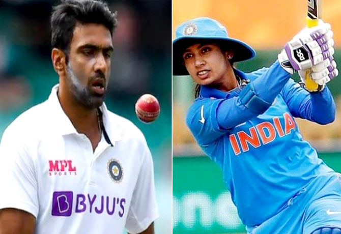 Ashwin and Mithali names recommended for Khel Ratna