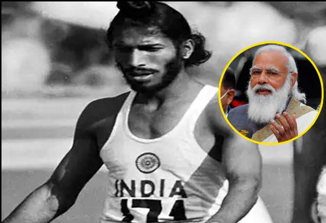 PM Modi pays tribute to legendary Milkha Singh