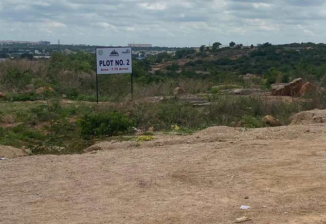 Land auction notification by HMDA