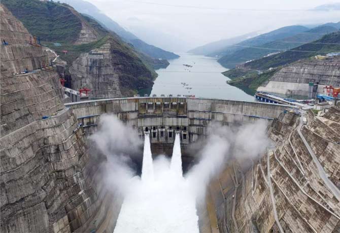 China launches 2 units of world's largest hydropower station