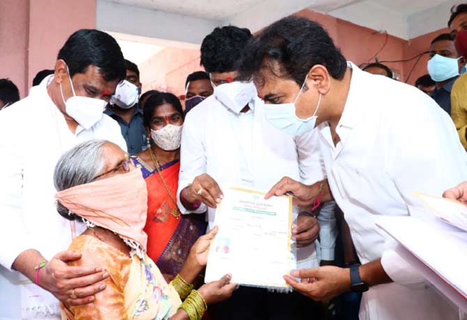 Minister KTR Visit Rajanna Sircilla