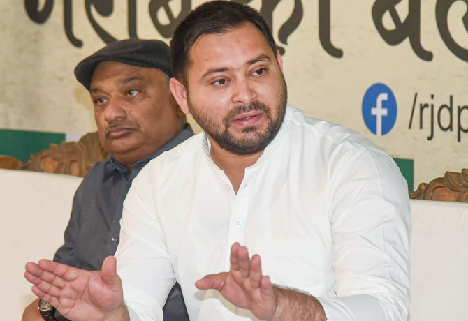 Cong should be fulcrum in national front: Tejashwi Yadav