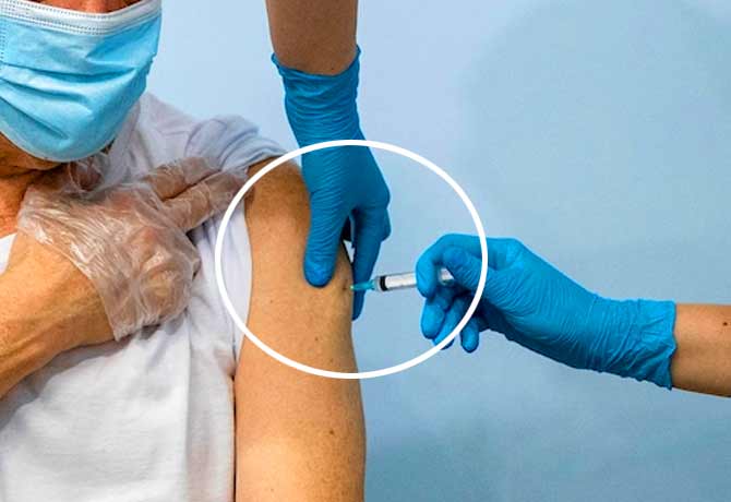 Blood clots if Covid vaccine is not given properly