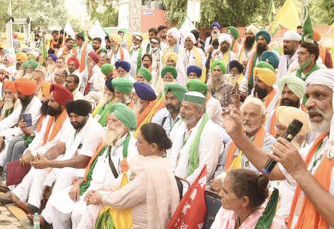 Kisan Parliament meeting at Jantar Mantar