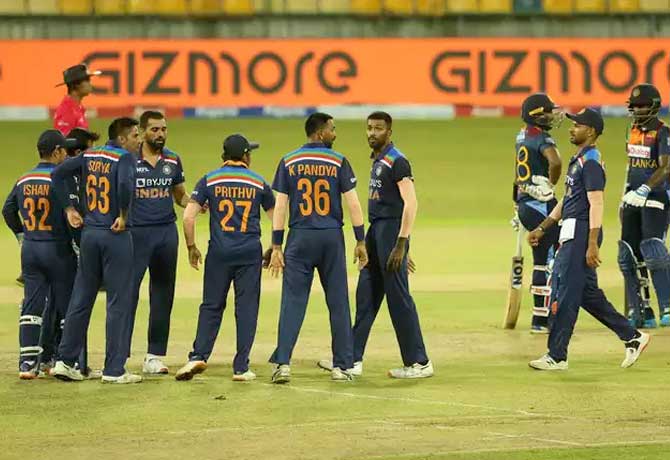 India won by 38 runs against Sri Lanka in 1st T20