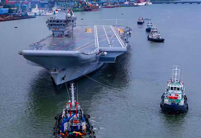 IAC Vikrant successfully completes five day maiden sea