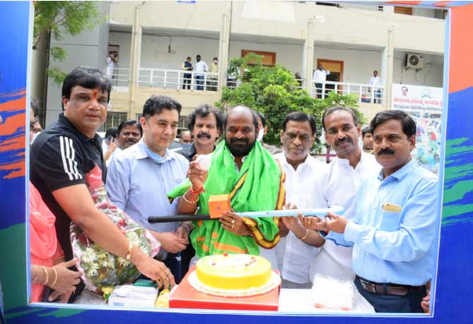 Minister Srinivas Goud congratulated indian hockey players