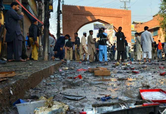 Suicide bomb attack in Pakistan