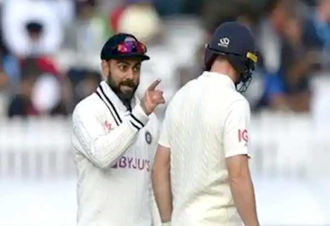 Kohli reacts to Lord's win against England