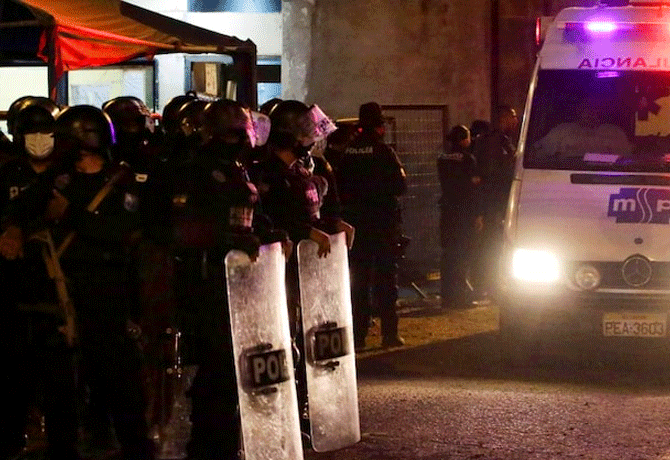 Gang clash at Ecuador prison