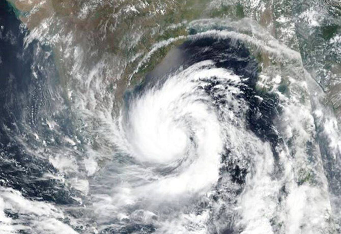 Cyclone Asani form in Bay of Bengal