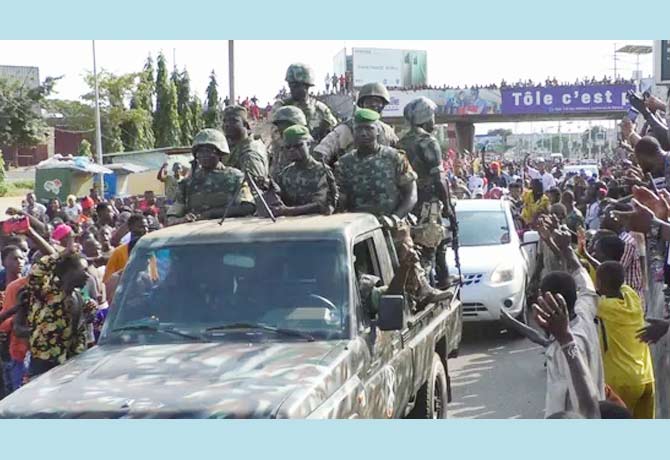 Military coup took place in Guinea