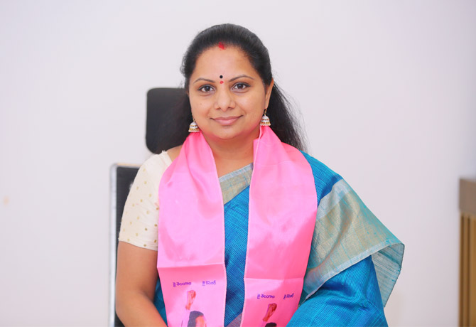 Telangana as an address for development:MLC Kavitha