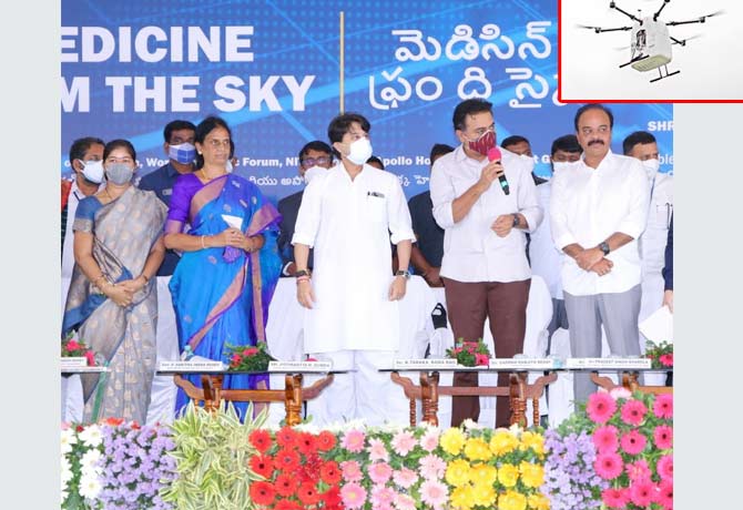 Telangana launches ‘Medicine from Sky’ project