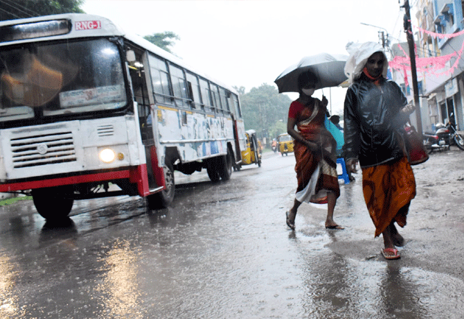 Reduced rainfall in telangana