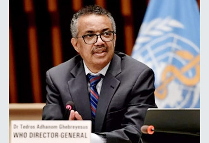 WHO chief Tedros urges halt to booster shots for rest of year